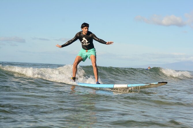 Group Surf Lesson at Kalama Beach in Kihei - Surf Lesson Highlights