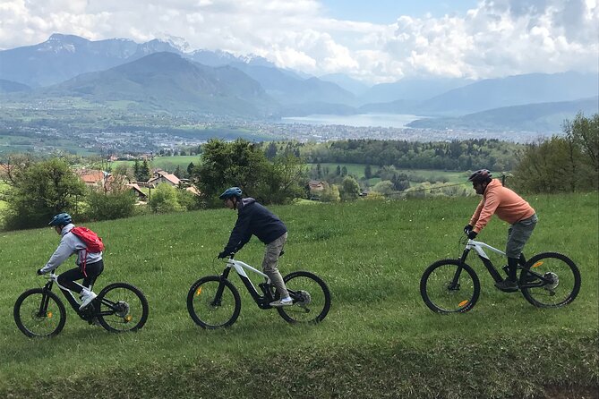 Guided E-Bike Mountain Bike Tour at Mandallaz Mountain - Equipment Provided
