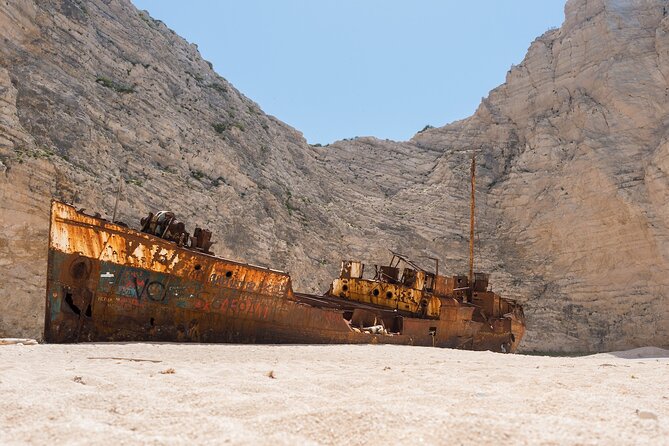 Half-Day Guided Tour Shipwreck and Blue Caves From Laganas - Tour Highlights
