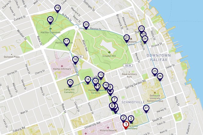 Halifax Churches, Gardens & Graveyards: a Smartphone Audio Walking Tour - Overview and Features
