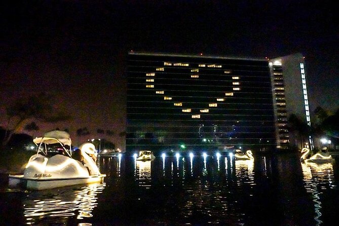 Illuminated Swan Boat Night Ride on Rainbow Lagoon - Overview and Experience