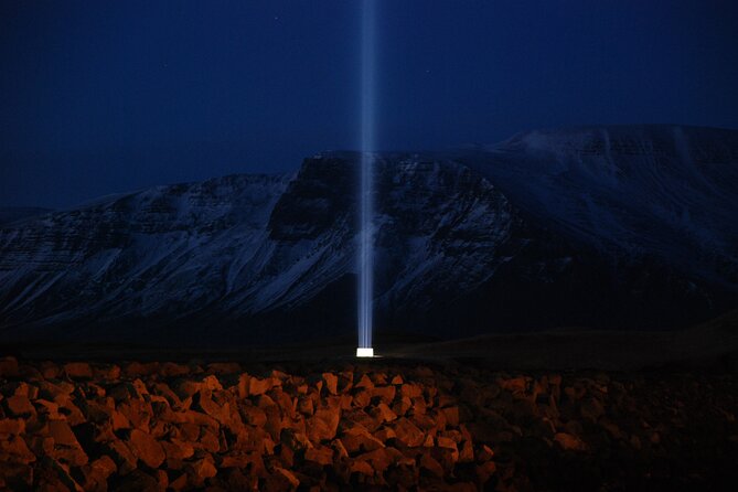 Imagine Peace Tower - in Memory of John Lennon Walking Tour on Videy Island - Tour Overview