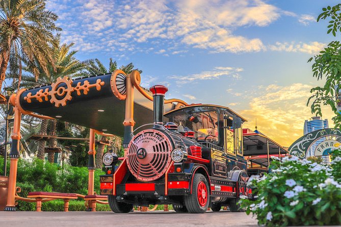 Island of Legend Entrance Eye of Emirates Wheel & Time Train Ride - Island of Legend Overview