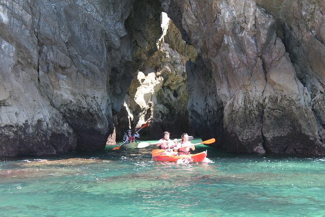 Kayak Tour From Sesimbra to Ribeira Do Cavalo Beach, Passing Through the Caves - Pricing and Booking