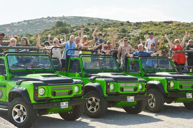 Kusadasi Jeep Safari Tour With Zeus Cave and Water Fights - Tour Duration and Meeting Point