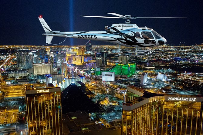 Las Vegas Helicopter Night Flight With Optional VIP Transportation - Pricing and Booking
