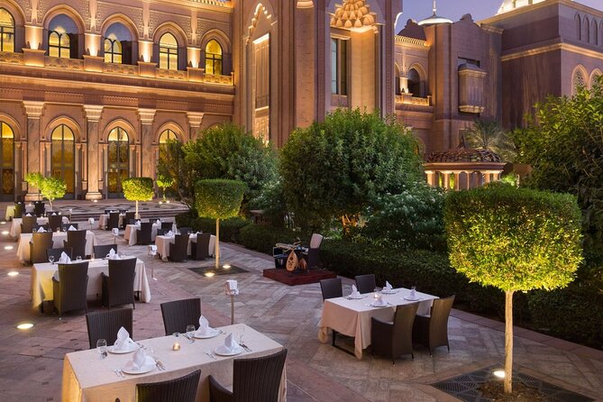 Lebanese Terrace and Emirates Palace With Transfer and Lunch - Inclusions for the Tour