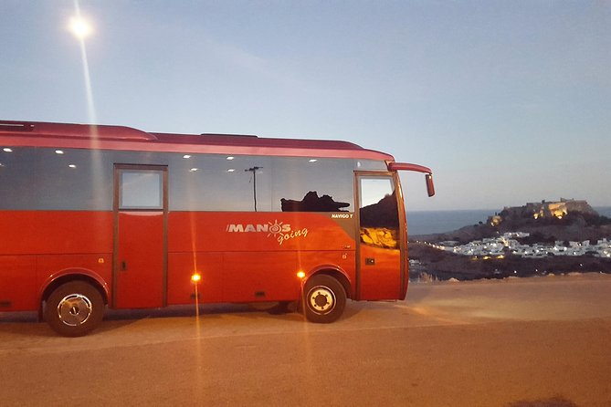 Lindos by Night Trip From Rhodes Town, Ixia, Ialyssos, and Faliraki - Pickup Information