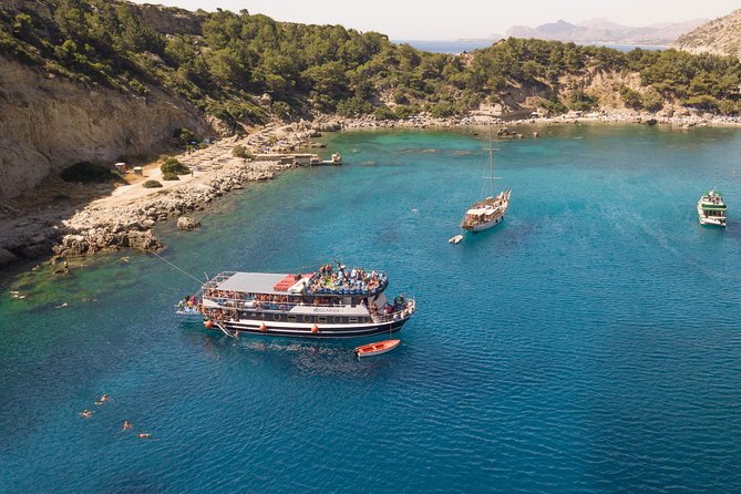 Lindos Day Cruise From Rhodes Town With Swimming Stops and Hotel Transfers - Scenic East Coast Route