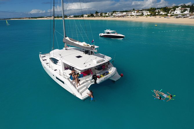 Luxury Private Full-Day Catamaran Charter in St Maarten & Saint-Martin - Customizable Itineraries and Gourmet Lunch