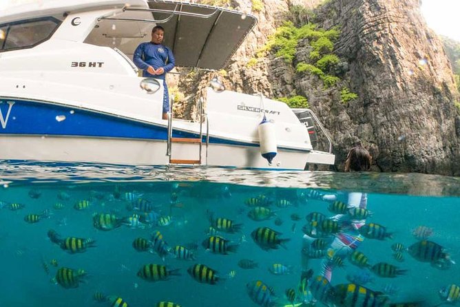 Luxury Private Speed Boat Charter - Phi Phi Sunrise - Phi Phi Island Visit