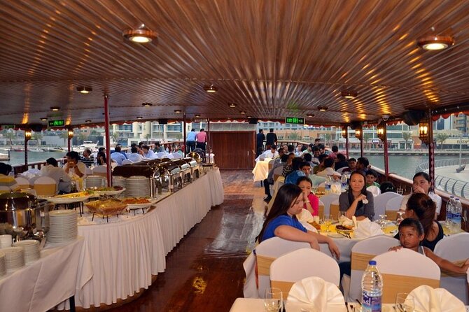 Marina Night Cruise With Dinner Buffet and Drinks in Dubai - Hotel Pick up & Drop off Service