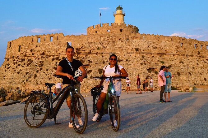 Mediaeval Rhodes E-bike Highlights Photo Tour Sunset/Panorama - Landmarks Visited