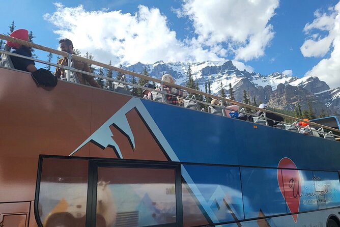 Moraine & Lake Louise Hop On / Off Open-Top Double Decker Shuttle Explorer - Overview and Location
