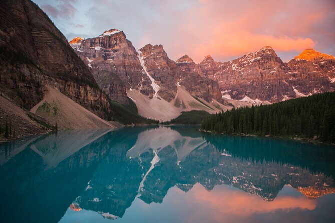 Moraine Lake Sunrise and Lake Louise Earlybird Small Group Adventure - Pickup and End Point Information