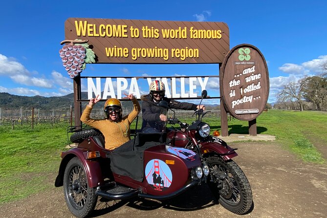 Napa Valley Classic Sidecar Wine Tours - Unique Sidecar Tour Experience