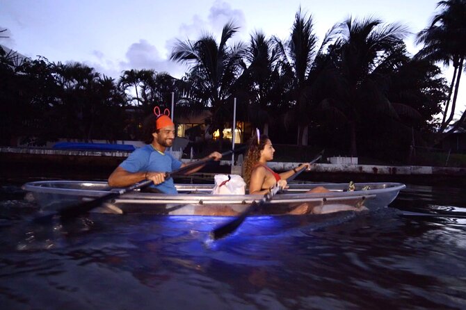 Neon Nights CLEAR Kayak Champagne Toast! - Inclusions and Logistics