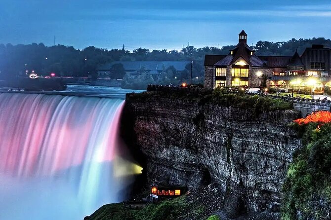 Night on Niagara Small Group Tour With Power Station Light Show - Tour Duration and Pick-up Locations