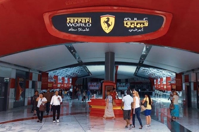 One Day Two Parks: Ferrari World & Yas Water World Ticket With Transfer - Overview of the Two Parks Package