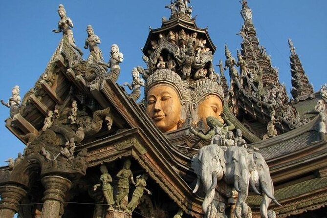 Pattaya City, The Sanctuary Of Truth, & Gems Gallery Shopping Tour - Pattaya City Highlights