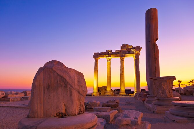 Perge, Aspendos, Side and Waterfall Full Day Tour - Itinerary Highlights