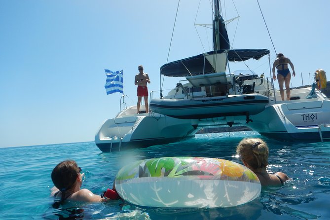 Private CATAMARAN Daytrip - Lindos/ Rhodos With Lunch and Drinks - Start and End Time