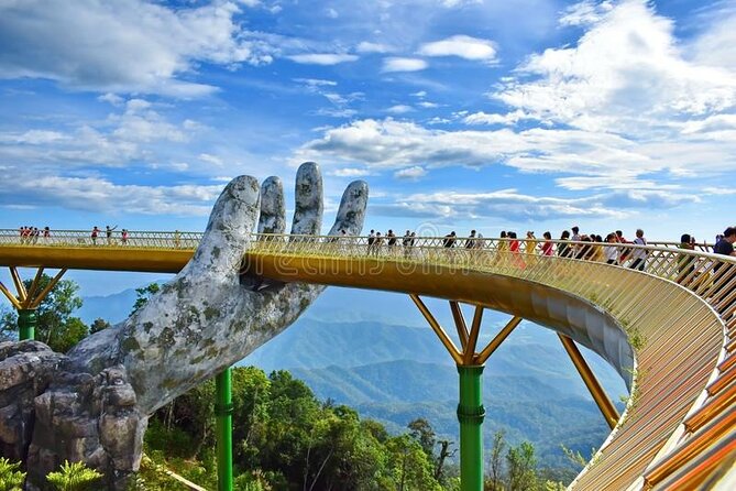 Private Golden Bridge & Ba Na Hills 1 Day With Buffets Lunch & 2 Ways Cable Car - Tour Highlights