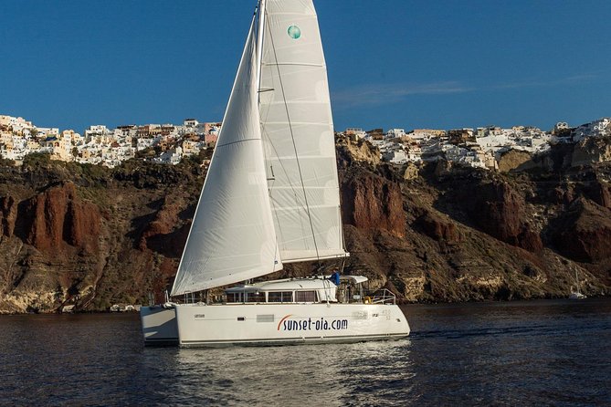 Private Morning Tour Lagoon 400-380 Sailing in Santorini ,Lunch, Drink, Transfer - What To Expect
