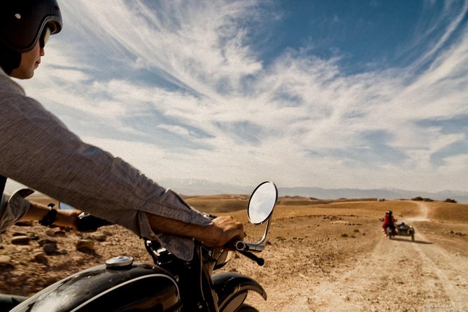 Private Sidecar Ride : the Agafay Desert 6h - Visiting Traditional Berber Villages