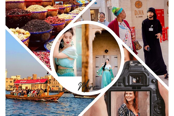 Professional Photoshoot Tour of Dubai Old Town Spice & Gold Souk - Overview of Dubai Old Town Spice & Gold Souk