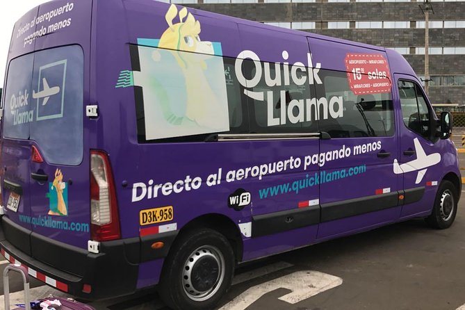 Quickllama: Door-To-Door Transfer From Lima Airport to Miraflores - Service Details