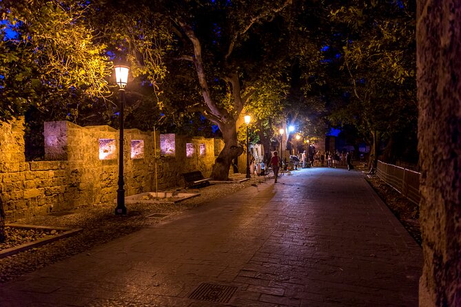 Rhodes Town by Night With Bay Cruise and Dinner - Overview of Rhodes Town by Night Experience