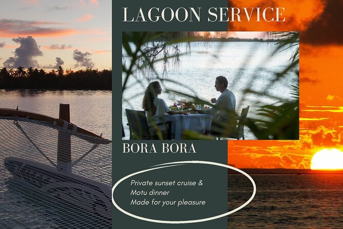 Romantic Private Sunset and Motu Dinner for Two - Beachside Dinner Highlights