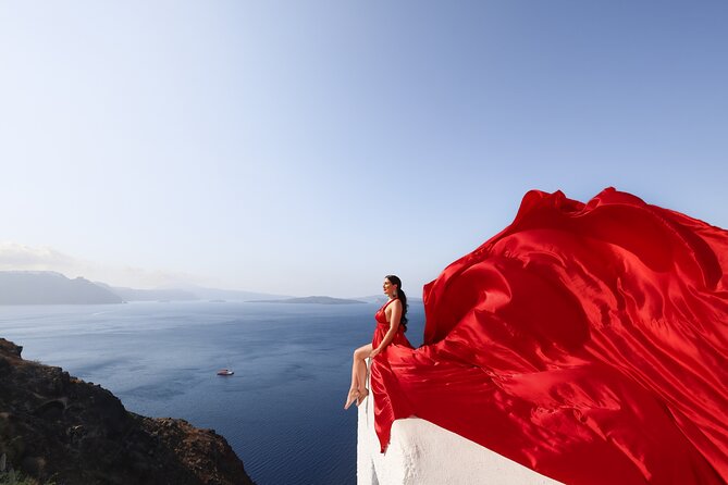 Santorini Flying Dress Photography - What to Expect and Additional Info