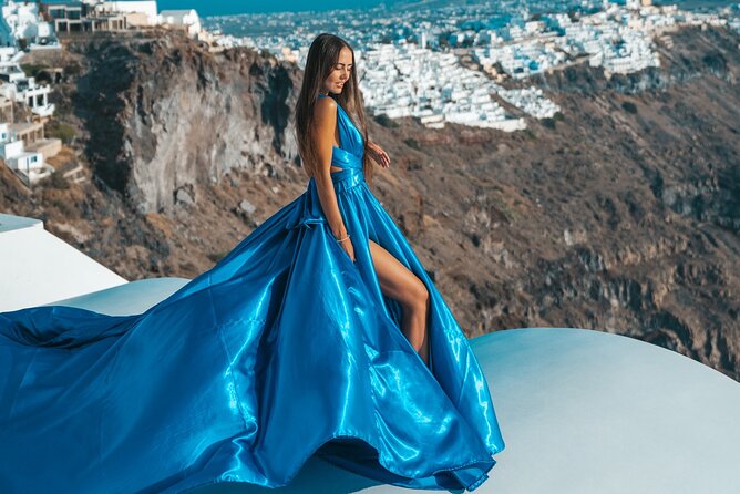 Santorini Flying Dress Photoshoot - Pricing and Booking Options