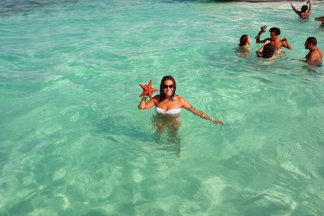 Saona Island Catamaran Adventure With Free Food and Transportation - Highlights and Attractions on Saona Island