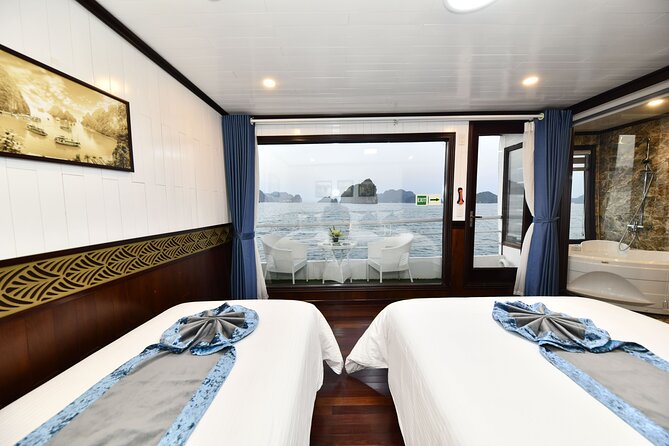Sapphire Cruise Luxury Halong Bay Cruise Seaview Balcony Cabin - Select Date and Travelers