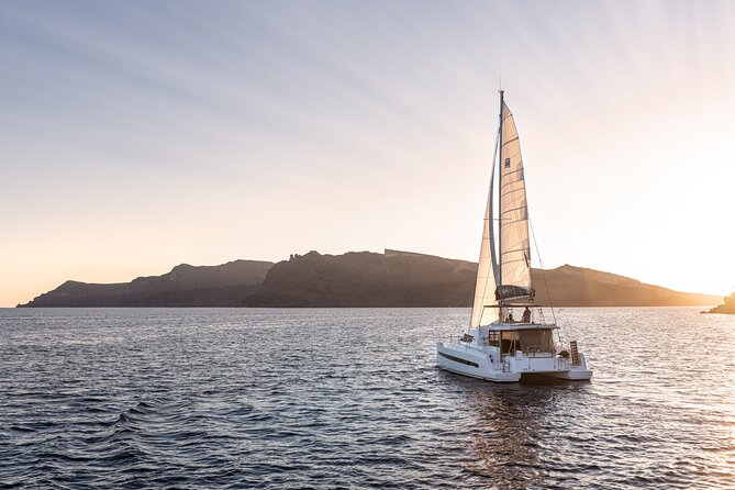 Shared Catamaran Half Day Cruise in Santorini - Pricing and Guarantee