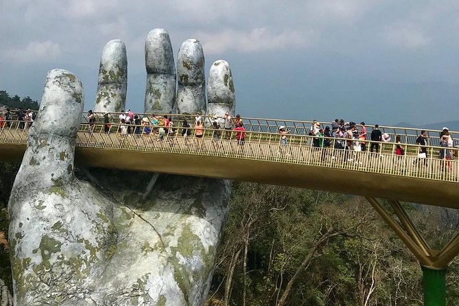 Shore Excursion From CHAN MAY or TIEN SA Port to GOLDEN BRIDGE, Marble Mountain - Tour Overview