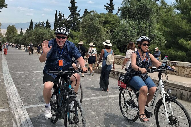 Shore Excursion to Athens Monuments With Street Food by Electric Bike - Athens Monuments