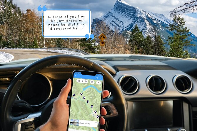 Smartphone Audio Driving Tour Between Lake Louise and Calgary - Overview and Features