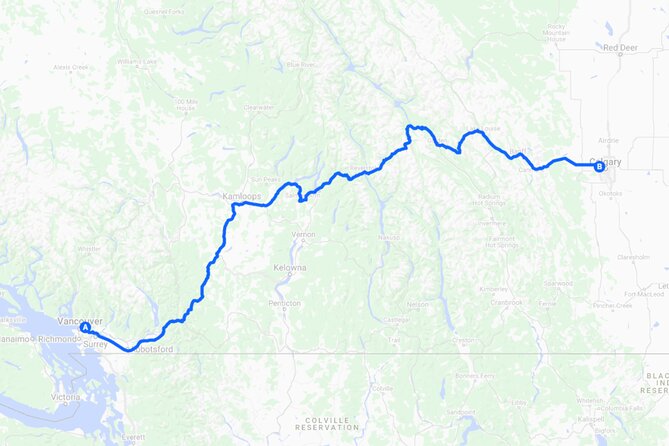 Smartphone Audio Driving Tour Package Between Calgary and Vancouver - Overview of the Smartphone Audio Driving Tour Package