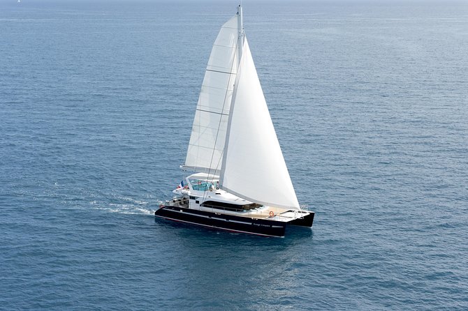 Summer Fireworks and Dinner Catamaran Cruise From Cannes - Boarding and Departure Details