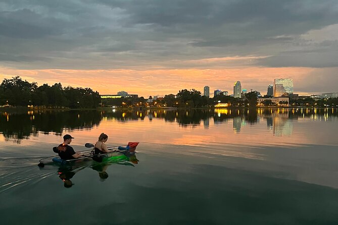 Sunset Clear Kayak or Clear Paddleboard in Orlando - Overview and Experience