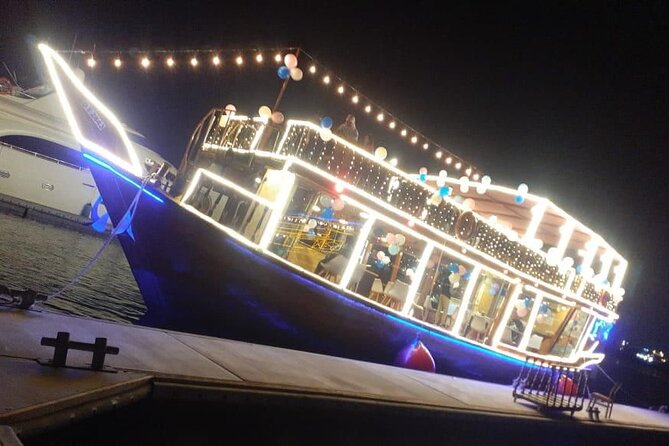 Sunset Deira Dhow Cruise With Buffet Dinner and Entertainment - Inclusions