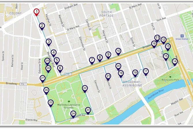 Winnipegs Wealthy Beginnings: a Smartphone Audio Walking Tour - Inclusions and Logistics