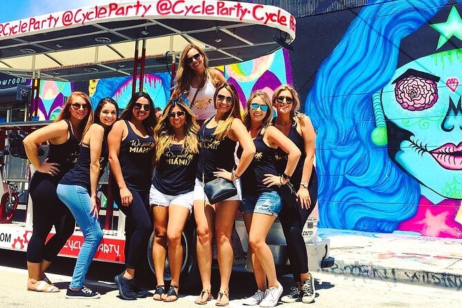 Wynwood Party Bike Happy Hour Crawl - Experience the Vibrant Wynwood Atmosphere