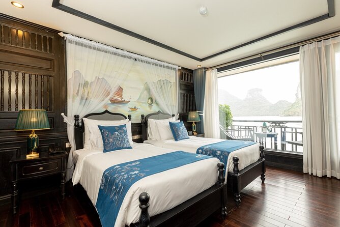 2-Day 1 Night La Regina Legend Cruise 5 Star - Visit Halong Bay and Lan Ha Bay - Pricing and Guarantee