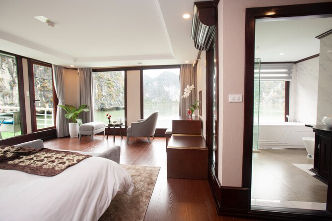 2 Days Castella Cruise Exploring Halong and Lan Ha Bay in Hanoi - Onboard Amenities and Activities