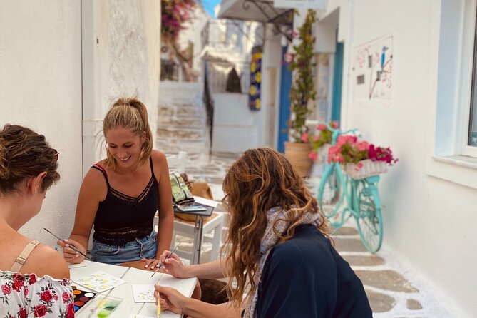 1 Hour Watercolor Workshop in Parikias Traditional Town - Meeting and Pickup Details
